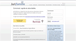 Desktop Screenshot of jurifamille.com