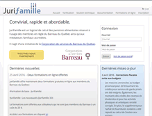 Tablet Screenshot of jurifamille.com